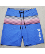 Hurley Board Shorts Mens 32 Multi Slits At The Knee Water Repellent Tie ... - $43.12 CAD