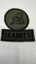 b6573 Vietnam US Navy Seabees pocket patch  OD IR34E - $24.70