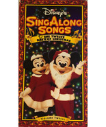 Disney&#39;s Sing Along Songs The Twelve Days Of Christmas Vol 12 VHS VCR Ta... - £14.88 GBP