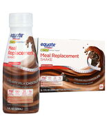 Equate Meal Replacement Shake, Creamy Milk Chocolate, 11 fl oz, 12 Ct - $9.99