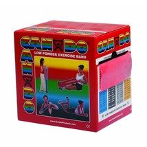 Cando W58512 Low Powder Exercise Band, 50 yd Length, Red, Light - £72.04 GBP