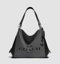 Coach Dalton 31 Horse Carriage And Jacquard Shoulder Bag-Perfect For Daily Use - £267.14 GBP