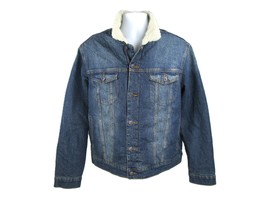 Goodfellow &amp; Co Men&#39;s Classic Outdoor Western Style Denim Jacket, Faux S... - $44.55+