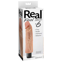 Pipedream Real Feel Lifelike Toyz No. 6 Realistic 8 in. Vibrating Dildo Beige - £26.33 GBP