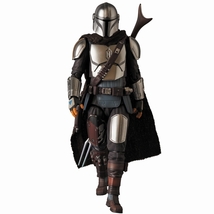 Medicom Toy Mafex 129 Star Wars The Mandalorian Beskar Armor Action Figure - £105.85 GBP