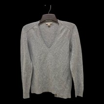 M Michael Kors Womens Gray Pearl Cashmere Sweater EUC Jersey Jumper Tunic Soft - £35.48 GBP