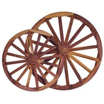 WAGON WHEEL - Solid Red Cedar 24&quot; and 36&quot; Decor Wheels - £233.77 GBP+