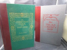 CHARLES DICKENS &quot;A CHRISTMAS CAROL&quot; - &quot;THE OLD CURIOSITY SHOP&quot; 2 BOOKS NEW - £43.42 GBP