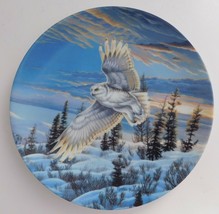 WS George Cynthie Fisher Twilight Glow Spirits in the Sky Owls Plate  #1 - £26.03 GBP