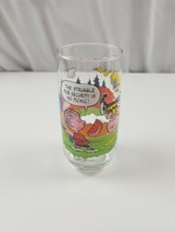Vintage Mc Donalds Peanuts Camp Snoopy Collection Drinking Cup Glass - £10.44 GBP