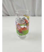 Vintage Mc Donalds Peanuts Camp Snoopy Collection Drinking Cup Glass - $252.79 MXN