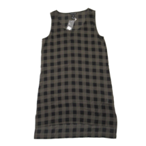 NWT Eileen Fisher Scoop Neck Tunic in Surplus Buffalo Check Plaid Silk T... - £71.67 GBP