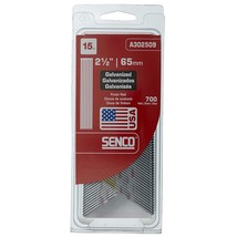 Senco A302509 15 Gauge by 2-1/2-Inch Electro Galvanized Finish Nail - £21.78 GBP