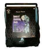 Disney The Haunted Mansion Beware of Hitchhiking Ghosts Fleece Throw Bla... - $50.76 CAD
