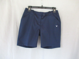 Callaway Golf shorts Size 4 navy  blue opti-dri inseam 7&quot; - £12.99 GBP
