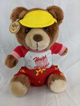 Russ Bear Plush Hug Kisses Shirt Flower Shorts 8 Inch Stuffed Animal Toy - $10.95