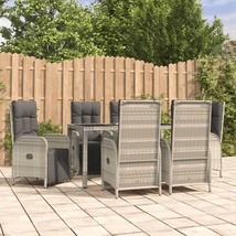  Garden Dining Set Grey, Dark Grey - $25,757.67 MXN