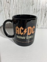 AC/DC Highway To Hell Coffee Mug Collectible Black 11oz Vintage 2009 - £11.66 GBP