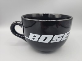 BOSE Black Coffee Tea Mug Soup Bowl Cappuccino Latte 4.5” Promo Advertis... - $8.89