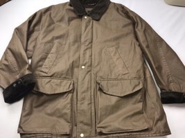 Original Structure Blue Workwear XL Heavy Duty Brown Jacket Zipper Button - $30.00