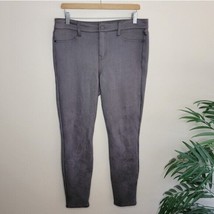 Level 99 | Gray Soft Velour Feel Skinny Pants, Womens Size 32 - $38.69