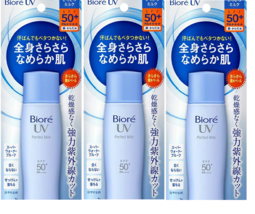 Biore UV Perfect Milk Sunscreen SPF50+ PA Face &amp; Body 40ml 3pcs Set - £36.32 GBP