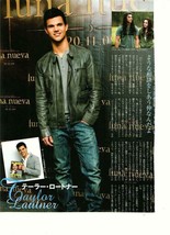 Taylor Lautner teen magazine pinup clipping Twilight jeans leather jacket Screen - £2.79 GBP