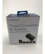 Insignia Travel Converter and Adapter Black - $15.85