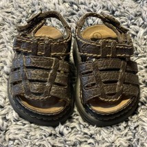 McKids Unisex Sandals, Size 1, Brown, Slip On - £11.87 GBP