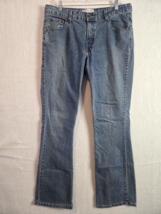 Levis Womens Jeans Stretch Low Rise Bootcut Size Misses 14 long Cotton Blend - $16.68