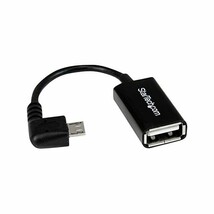 StarTech 5 Pin M/F Right Angle Micro USB to USB OTG Host Adapter  - $11.00