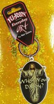 Jesus - Who&#39;s Your Daddy ? Metal and Enamel Key Ring - Yujean 2008 NSI - $125.93 MXN