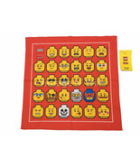 Limited Edition Levis x LEGO 20&quot; Red Figure Head Cotton Square Bandana S... - $19.31