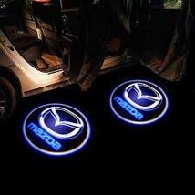 4x Mazda Logo Wireless Car Door Welcome Laser Projector Shadow LED Light Emblem - £30.73 GBP