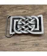 Vintage 1999 Bergamot Celtic Braid E-258 Men&#39;s Belt Buckle 990132 Fashio... - $561.98 MXN