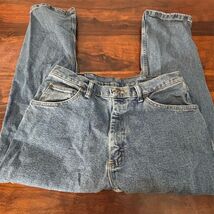 Wrangler Men's Straight Fit Jeans Blue Size 34x29 Denim - $32.67