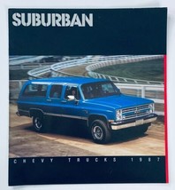 1987 Chevrolet Suburban Trucks Dealer Showroom Sales Brochure Guide Catalog - $9.45
