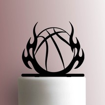 Basketball in Flames 225-A631 Cake Topper - $15.99+