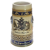 1987 Budweiser Anheuser-Busch Collectors Beer Stein Clydesdale Horse Head CS76 - £14.68 GBP