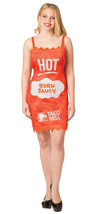 Taco Bell Sauce Packet Dress Hot Costume, Size S-M Orange - £93.37 GBP