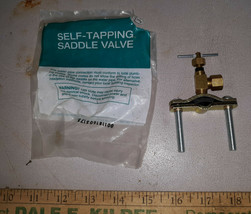 20LL29 SADDLE VALVE, OPEN BAG, ALL PARTS ACCOUNTED FOR, NEVER INSTALLED,... - $4.90
