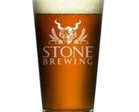 Stone Brewery Satin White Signature Pint | Set of 2 Pint Glasses - $27.67