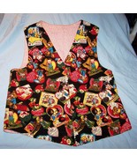 Lovely Lines Vintage Valentines Cloth Vest w/Heart Buttons-Unsized - £19.69 GBP