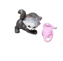 Kenner Vintage Littlest Pet Shop Ready To Go Cat Frisky Kitty Cozy with Yarn - £10.51 GBP