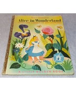  Little Golden Book Walt Disney&#39;s Alice in Wonderland No D20 Jane Werner... - $34.10 CAD