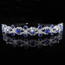 Crystal Princess Tiaras and Crowns for Bridal Girls Elegant Hairbands  Wedding H - £6.08 GBP