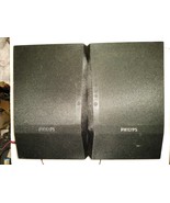 9CC84 PAIR OF SPEAKERS, PHILIPS MCM196D, 4 OHM, 9&quot; TALL, 5-3/4&quot; WIDE, 6-... - £13.95 GBP