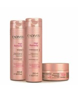 Cadiveu Hair Remedy Kit Complete Home Care Set 3X Products New With Box  - £58.72 GBP