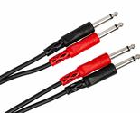 Hosa CPP-202 Dual 1/4&quot; TS to Dual 1/4&quot; TS Stereo Interconnect Cable, 2 M... - $11.78+