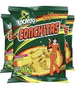 Encanto Conchitas Las Originales Corn Chips Mexican Snacks Authentic 3 Pack - $398.61 MXN